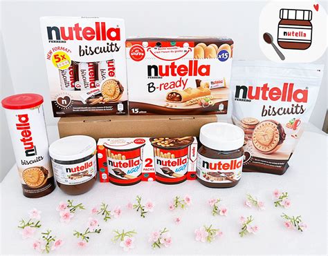 nutella products catalog.